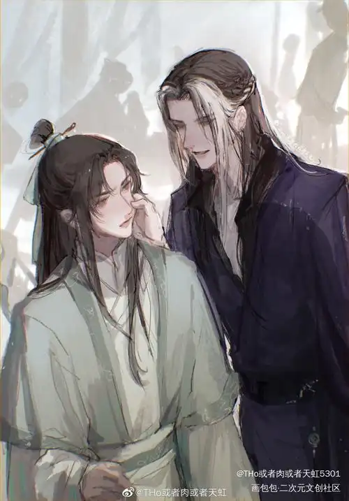 老晏头又来欺负阿峤啦_千秋宴沈绘画作品