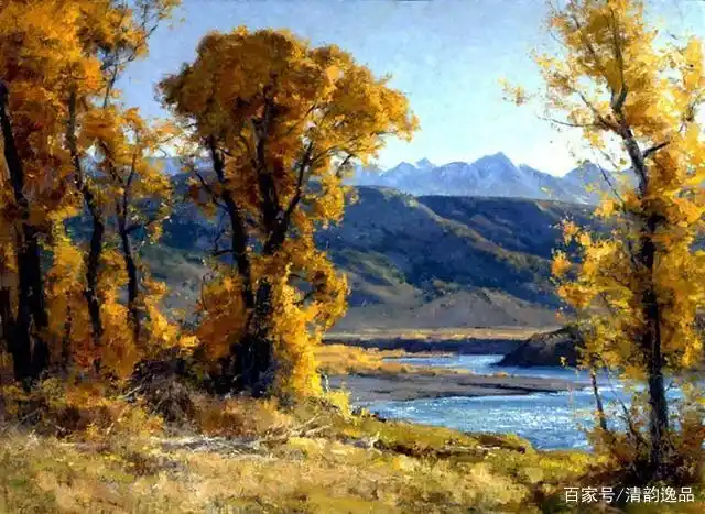 美国画家克莱德风景油画作品欣赏