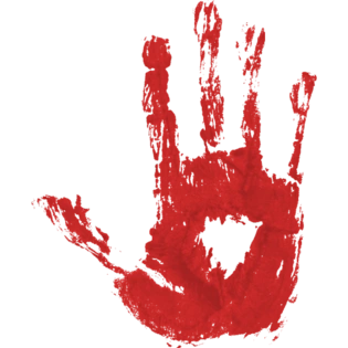 血手印