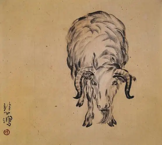 【羊 镜片 纸本】拍卖品_图片_价格_鉴赏_绘画_雅昌艺术品拍卖网