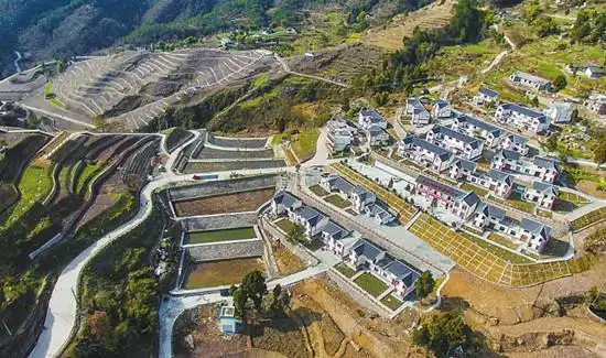 嘉川镇五红村俯瞰图