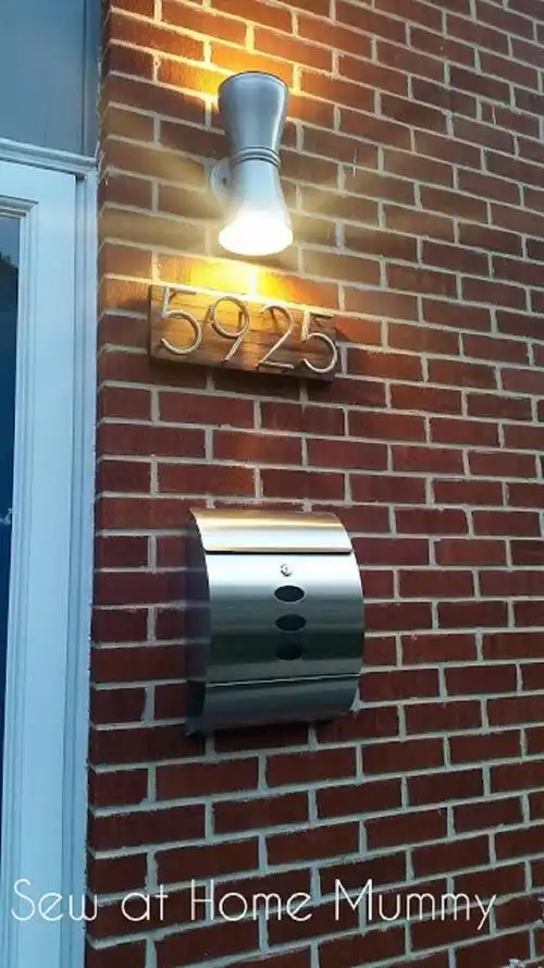 这些清爽的入户门牌,你值得欣赏