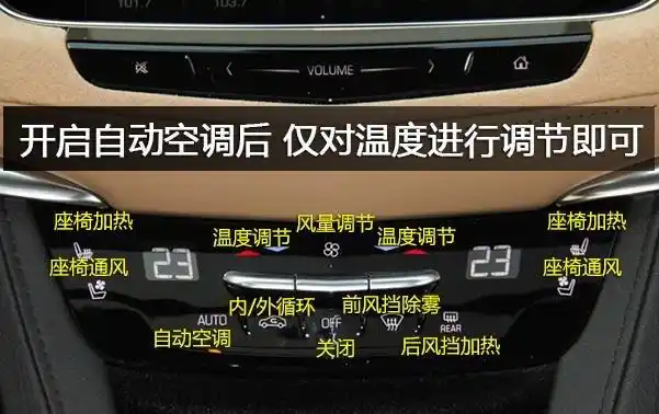 凯迪拉克xt5中控功能说明凯迪拉克xt5中控详解