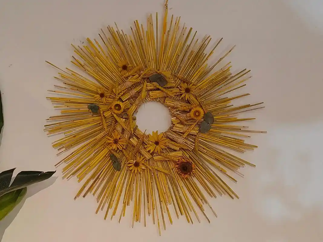 手工制作:麦秆 麦穗 干花 - 抖音