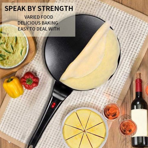 220v electric crepe maker pizza pancake machine non- griddle