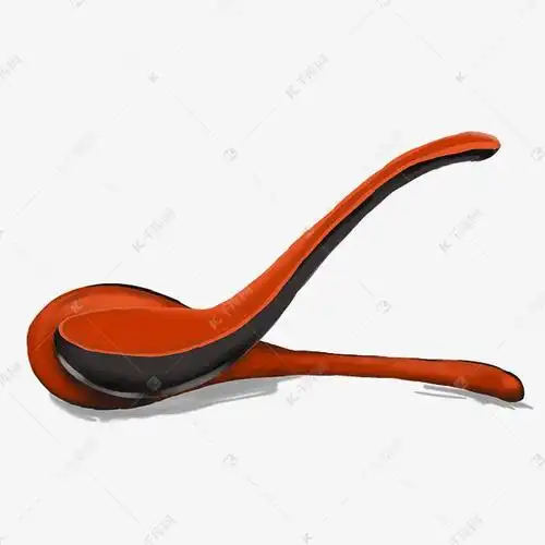 手绘勺子装饰素材