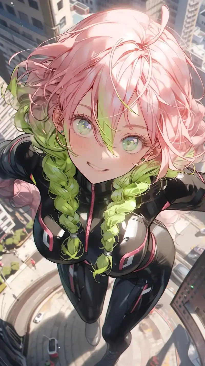 鬼灭之刃超清手机壁纸-恋柱-甘露寺蜜璃.关注后可私信我无水印 - 抖音