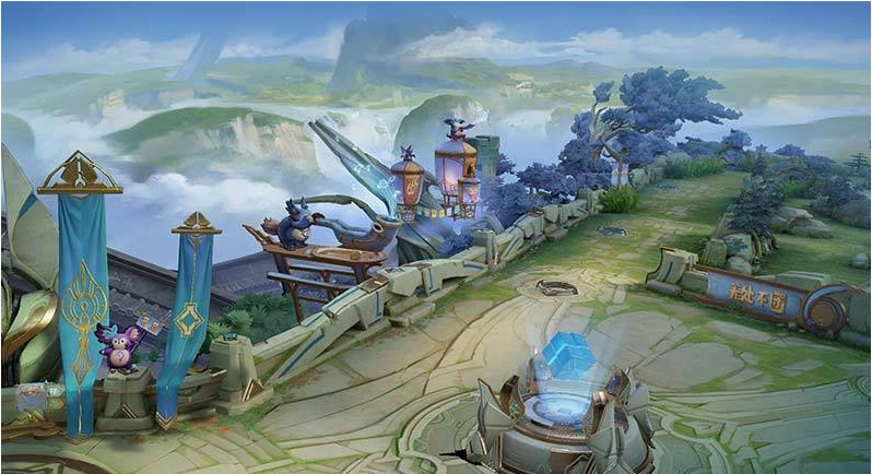 王者荣耀新英雄云樱造型曝光五五开黑期间地图和小兵衣服都换新