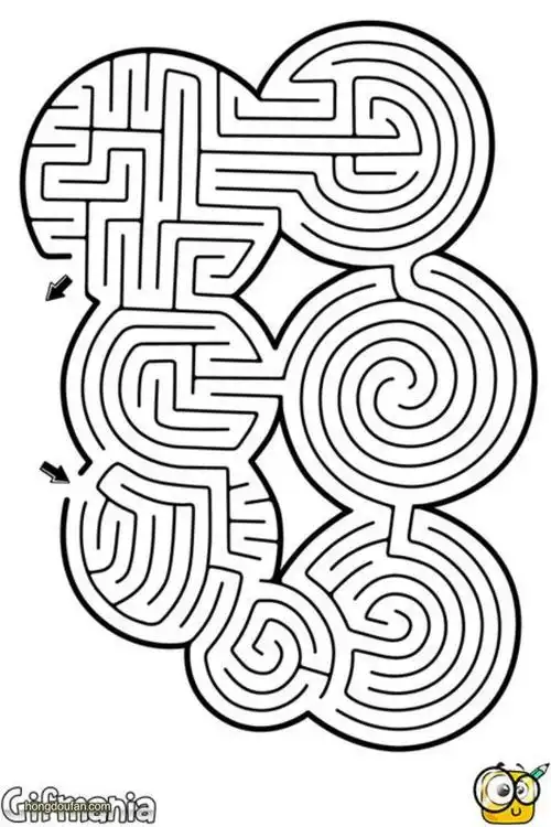 各种圆圈的在线迷宫游戏图片a4下载