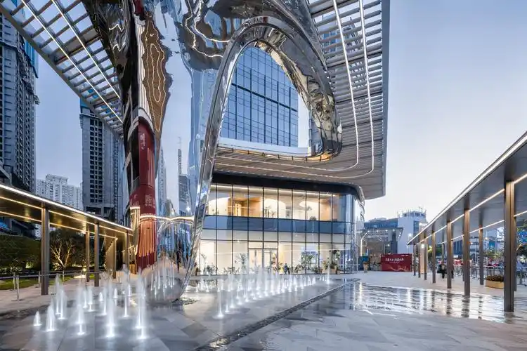 深圳华润置地笋岗中心主入口雕塑型顶篷丨10 design