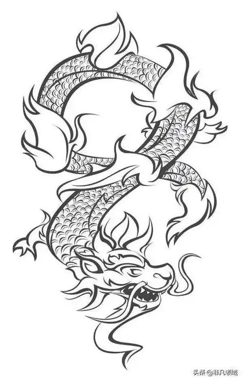 龙的画法简笔画霸王龙的画法简笔画