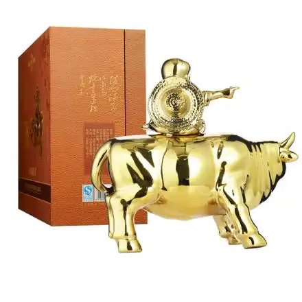 酒仙网52度汾酒集团牧童金牛珍藏版原酒1.5l白酒礼盒送礼收藏