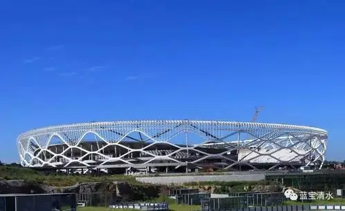 先睹为快-枣庄新城文体中心体育场!鸟巢的感觉!