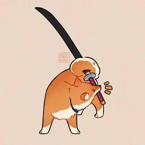 可爱挑战可爱的狗狗意外变成了武士拔刀的样子都抵挡不了他的可爱