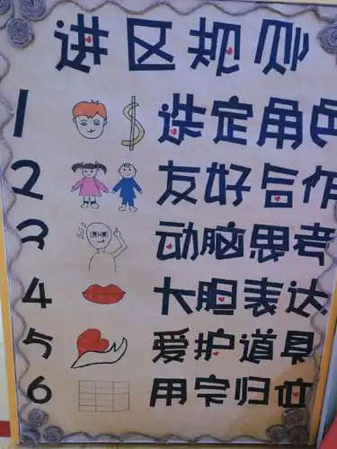 和平星礼仪幼儿园礼仪教育10规则月.