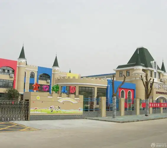 国外幼儿园学校大门设计案例图片