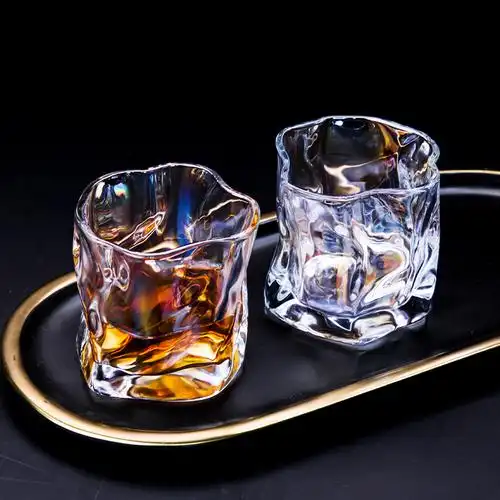 酒杯威士忌个性创意鸡尾酒杯子家用玻璃啤酒白酒杯异形