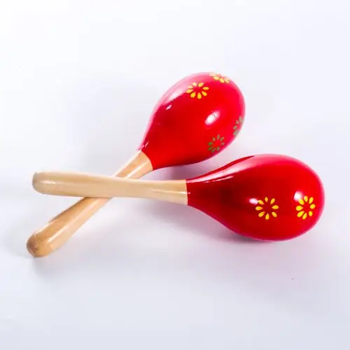 奥尔夫木质砂球小学生音乐课沙儿童打击乐器沙槌发音沙锤