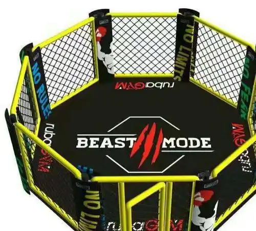 奥信德健身器材厂家直销八角笼格斗笼散打搏击比赛训练擂台图片