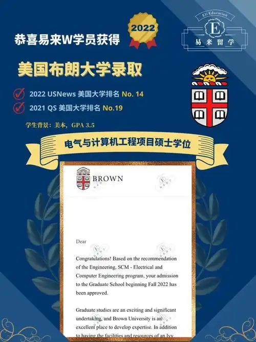 布朗大学ee与计算机工程offer来啦!96