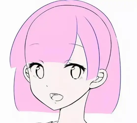 动漫人物头发绘画教程!