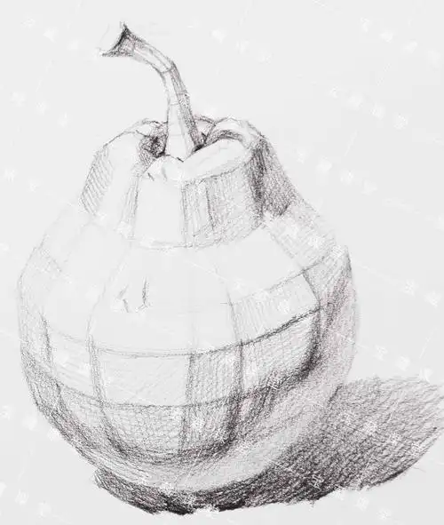 单体梨子素描结构训练课程分享(附视频) 宝藏课堂美术网校