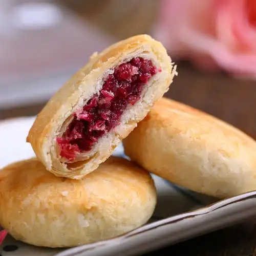 云南特产丫眯乐丫眯鲜花饼经典原味玫瑰饼15枚装糕点精美礼盒600