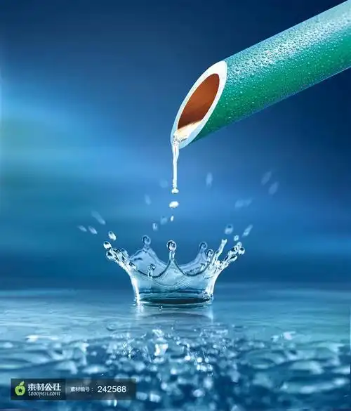 滴水的竹杠创意唯美广告画面素材高清摄影桌面壁纸图片素材