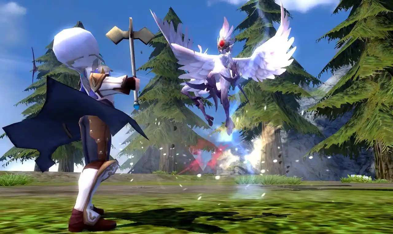 龙之谷手游壁纸:四大职业合作战斗,共同抵抗恶龙袭击