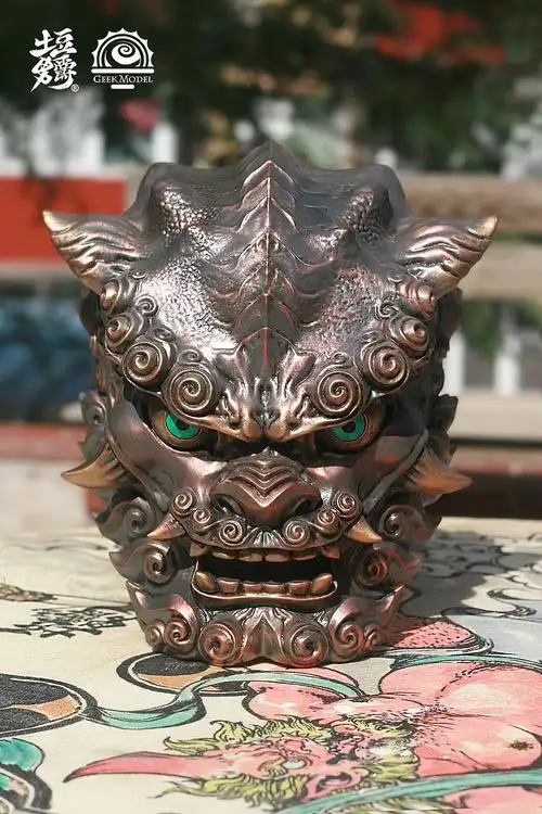 中国风狮子面具"克己守心"