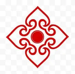 中国蒙古族花纹剪纸