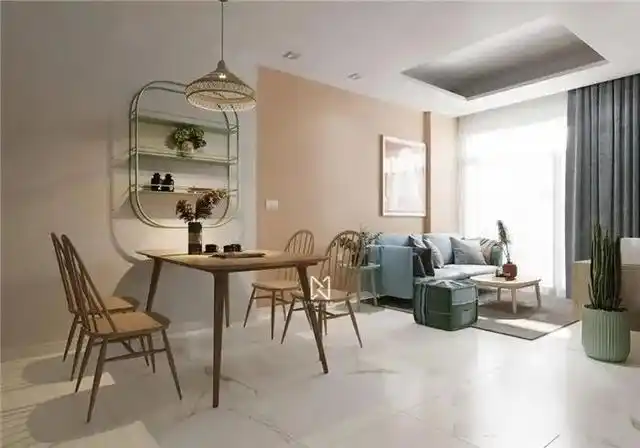 杏色系艺术漆墙面,太太太太太温柔了吧!