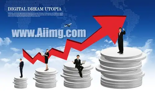 发展走势商业化psd素材