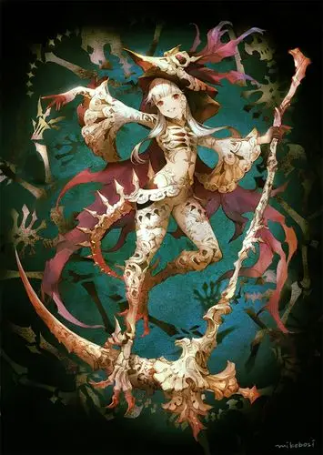 图片名称:タロット-死神-      译:塔罗-死神- 图片名称:魔女っ娘ハロ