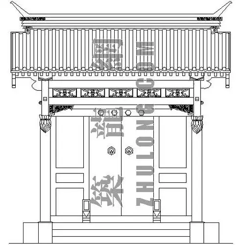 [分享]垂花门建筑资料免费下载