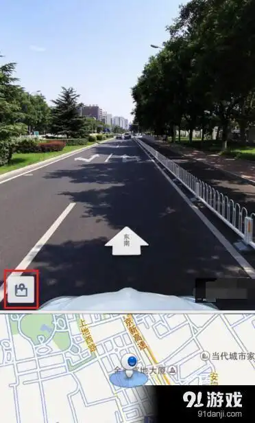 百度手机地图看街景教程