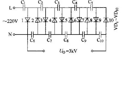 电容10倍升压-防盗报警电路图-电子产品世界