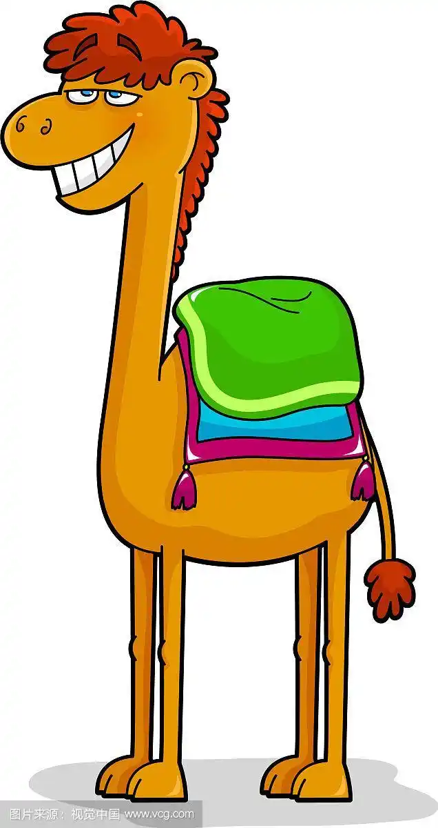卡通骆驼