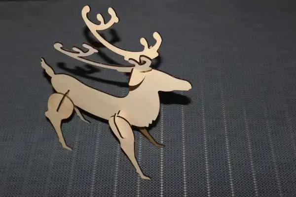 激光切割设计图小鹿