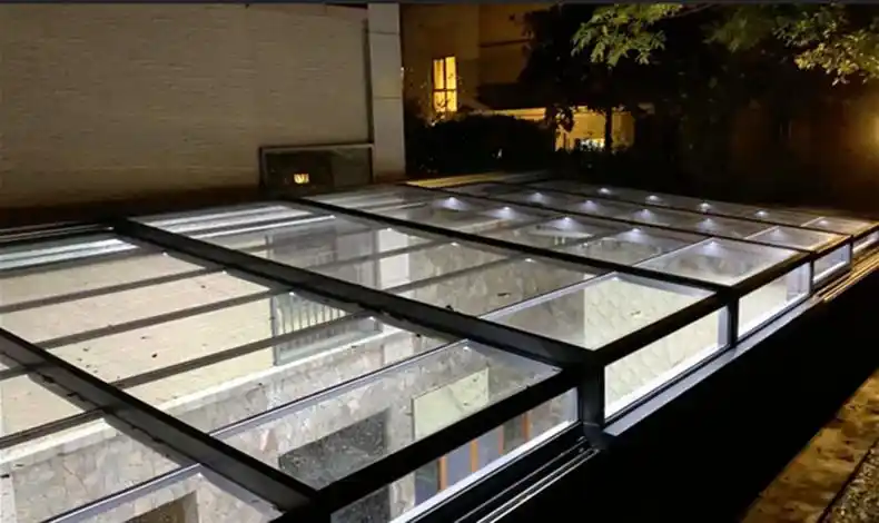 为什么许多人都不愿意给天井封玻璃顶了至尊卡尔阳光房