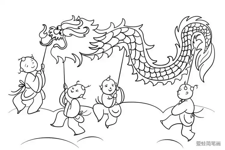 古今中外节日简笔画