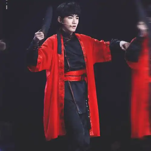 中国风男团tf家族时代少年团扇子舞霍元甲舞蹈表演出服装晚会同款