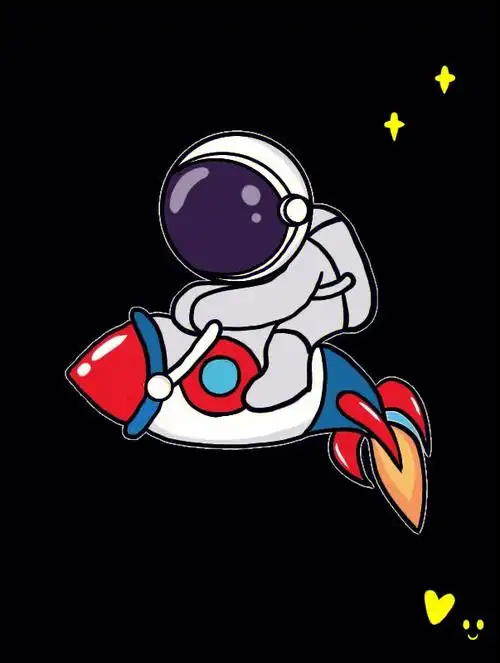 今天是画小小宇航员的一天04