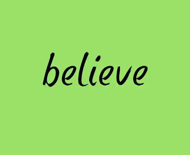 believe是什么意思(believe的名词)
