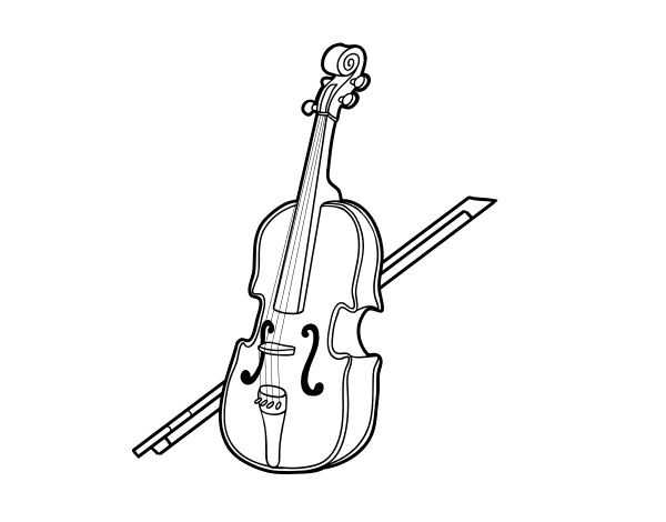 贝斯简笔画图片