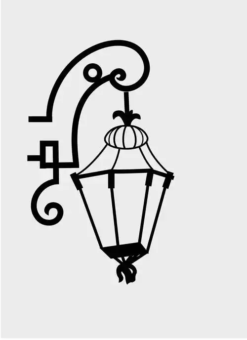 灯简笔画 灯简笔画图片大全