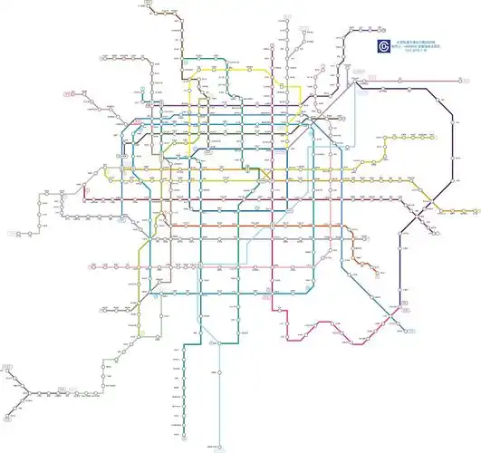 2020 北京地铁规划图