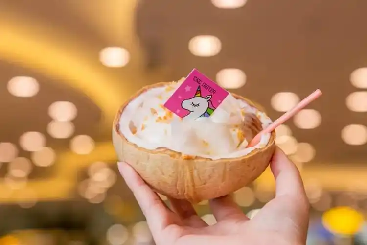 火爆曼谷首尔の美人鱼冰淇淋来啦戳戳戳戳戳爆少女心