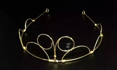 diy铁丝皇冠,皇冠手工加工活拿回家做