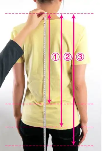 教程身体各部位测量方法女生篇